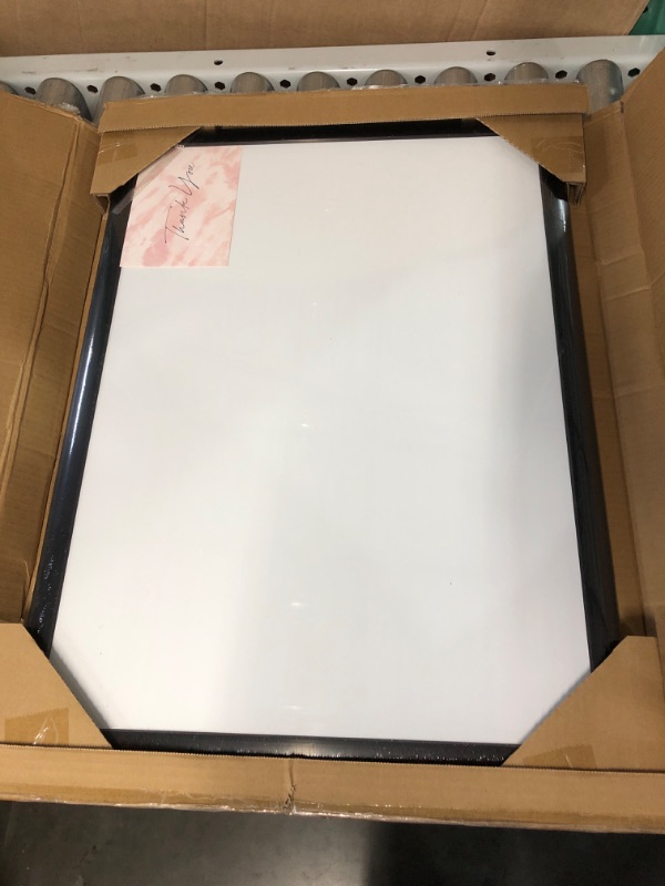 Photo 1 of U Brands Magnetic Dry Erase Board 23 x 17 Inches Black Aluminum Frame 2894U00-01