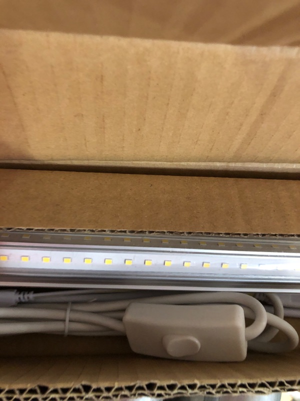 Photo 3 of (SEE NOTES)Monios-L LED Shop Light 4FT 5000K 40W, Linkable Utility Ceiling Lights,V-Shaped 5000lm