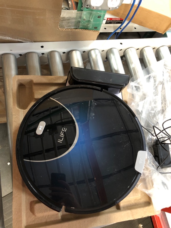 Photo 2 of *USED**ILIFE V80 Max Mopping Robot Vacuum and Mop Combo - 2000Pa Suction Wi-Fi Automatic Vacuum Cleaner Robot Compatible with Alexa