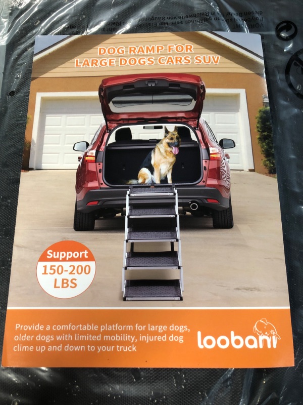 Photo 2 of [UD] Dog Car Ramp for Large Dogs, LOOBANI  6 Steps