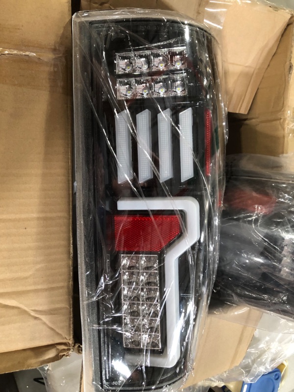 Photo 3 of CPW Tail Lights for 1999-2006 Chevy Silverado 1500 2500 2001-2006 Chevy Silverado 1500 HD 2500 HD 3500 1999-2002 GMC Sierra 1500 2500 2001-2002 GMC Sierra 3500 - Gloss Black/Clear