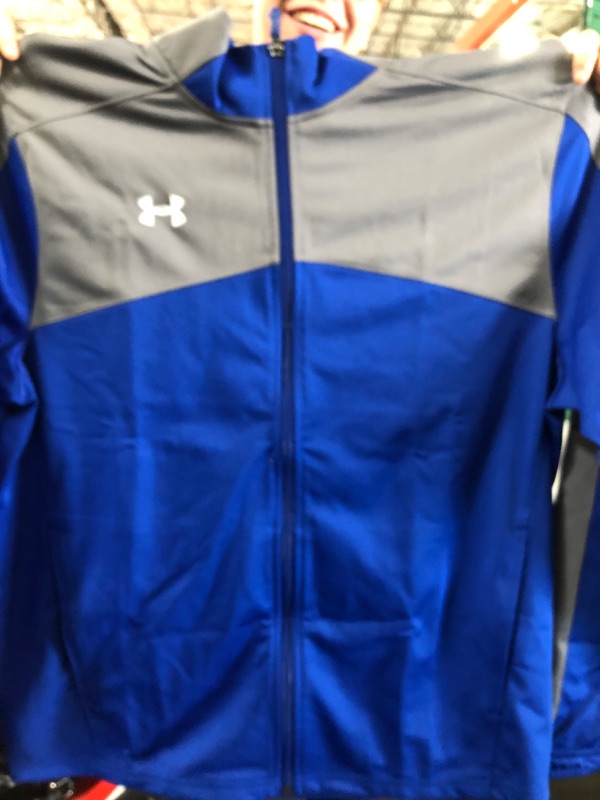 Photo 1 of UNDER ARMOUR BLUE/GREY ZIP UP JACKET XL 