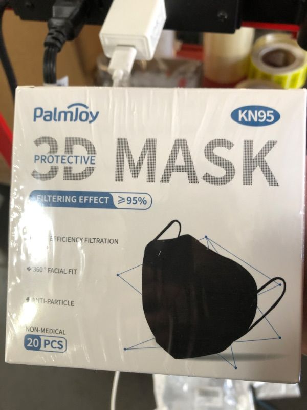 Photo 1 of 20 PCS 3D MASK BLK 