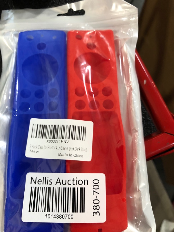 Photo 1 of 2 PK RED/BLUE CASE FOR FIRE TV REMOTE 