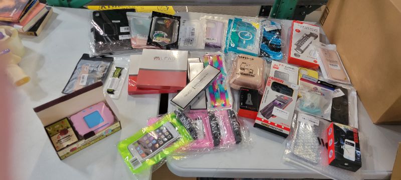 Photo 1 of AS IS NONREFUNDABLE Cel phone accessories. All New Items