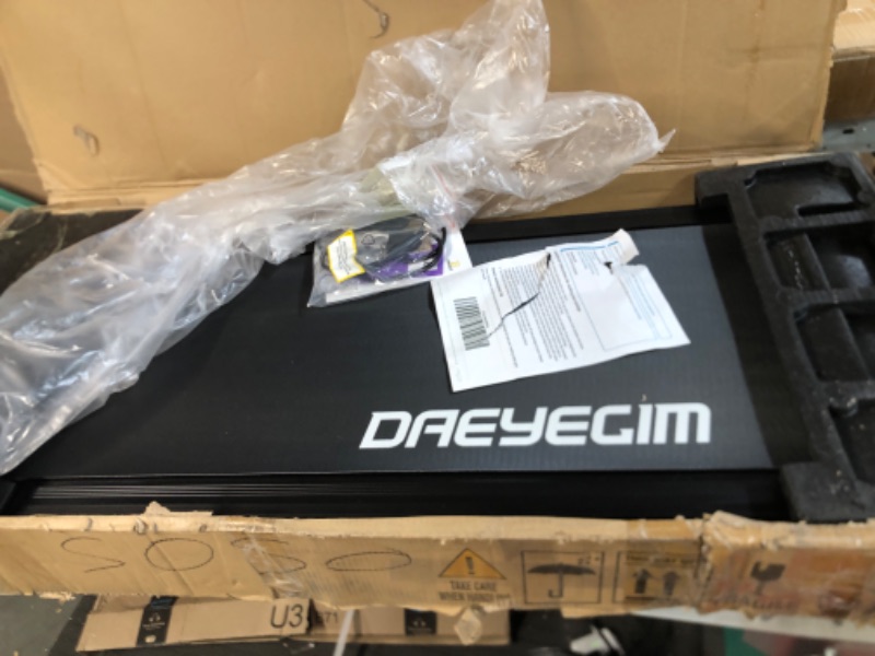 Photo 2 of **USED** DAEYEGIM Under Desk Treadmill Portable Electric Treadmill Quiet Flat Slim Installation-Free Walking Treadmill with Remote Control