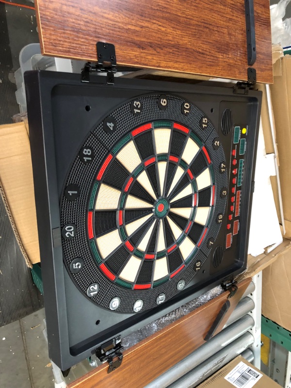 Photo 1 of HLDarts Electronic Dart Board Cabinet Set