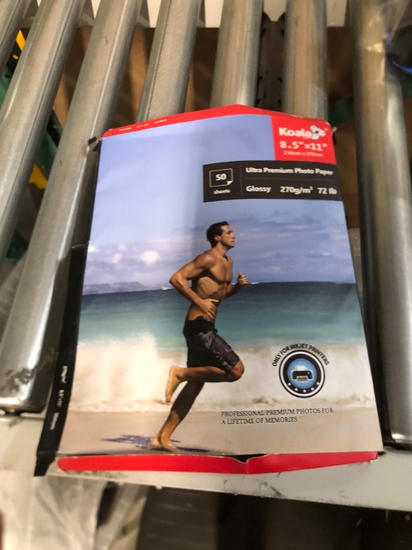 Photo 1 of Koala Ultra Premium Photo Paper 8.5x11 In Glossy Photo Printer Paper for Inkjet Printer Water  8.5"x11"