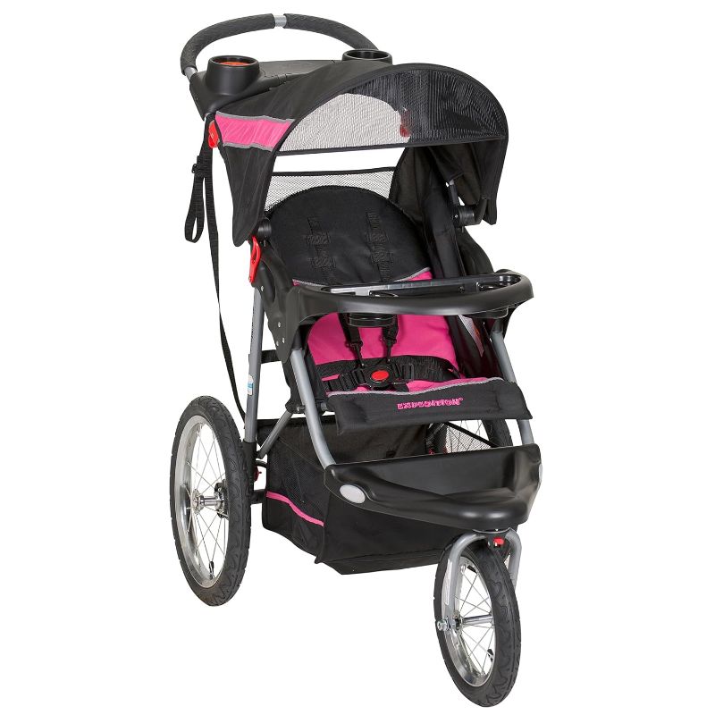 Photo 1 of ***HEAVILY USED AND DIRTY - SEE PICTURES***
Baby Trend Expedition Jogger Travel System, Bubble Gum