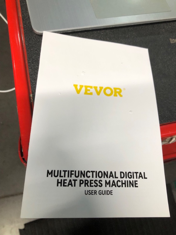 Photo 2 of VEVOR Heat Press Machine 12X15 Inch 5 in 1 Combo Digital Multifunctional Sublimation Heat Transfer Machine 360 Degree Rotation Swing Away 