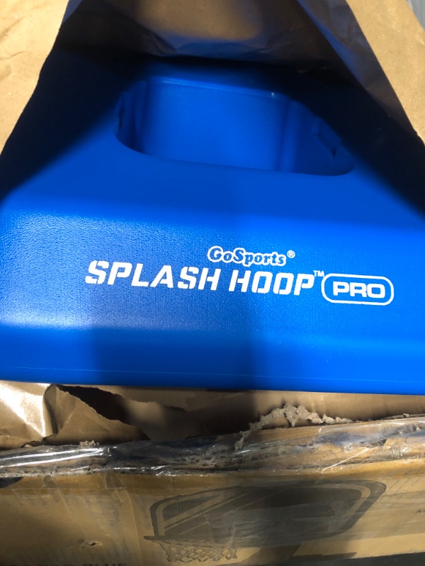 Photo 3 of (USED/ See Notes) GoSports Splash Hoop PRO Swimming Pool Basketball Game,Blue