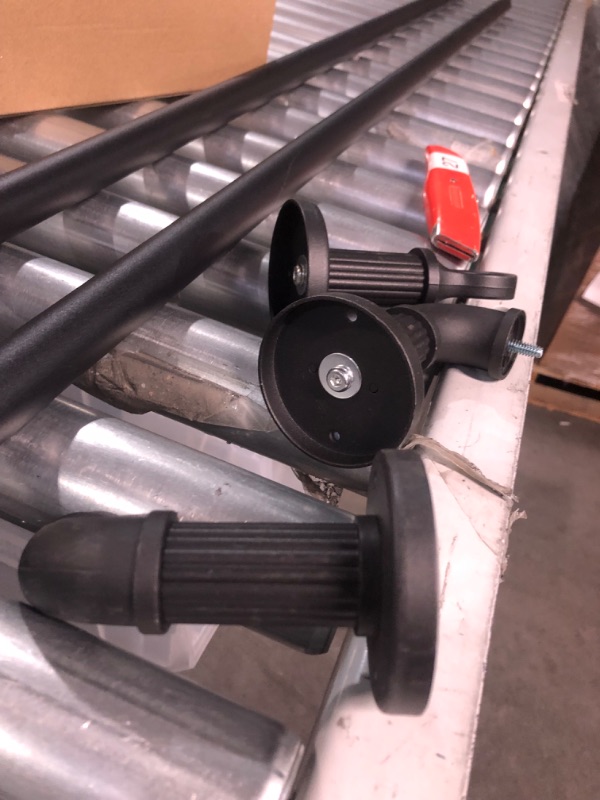 Photo 1 of **PARTS ONLY** **MISSING ROD + FINAL + HARDWARE** Wayolte 2 Pack 1 Inch Industrial Curtain Rod 72 to 144 Inches