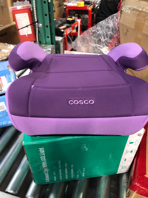 Photo 2 of Cosco Topside Booster Car Seat - Easy to Move, Lightweight Design (Grape), 1 Count (Pack of 1)