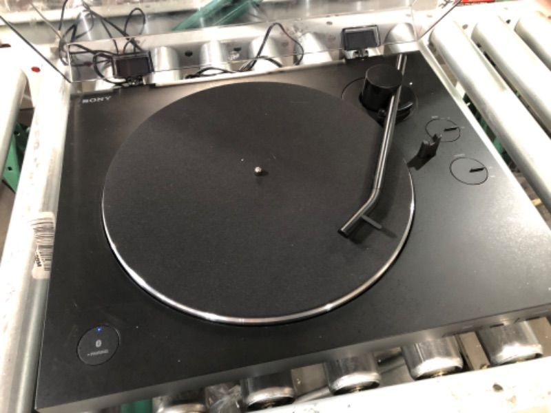 Photo 3 of Sony PS-LX310BT Belt Drive Turntable: Fully Automatic Wireless Vinyl Record Player with Bluetooth and USB Output Black