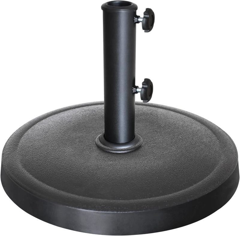 Photo 1 of **SEE NOTES** Style Selections Black Patio Umbrella Base