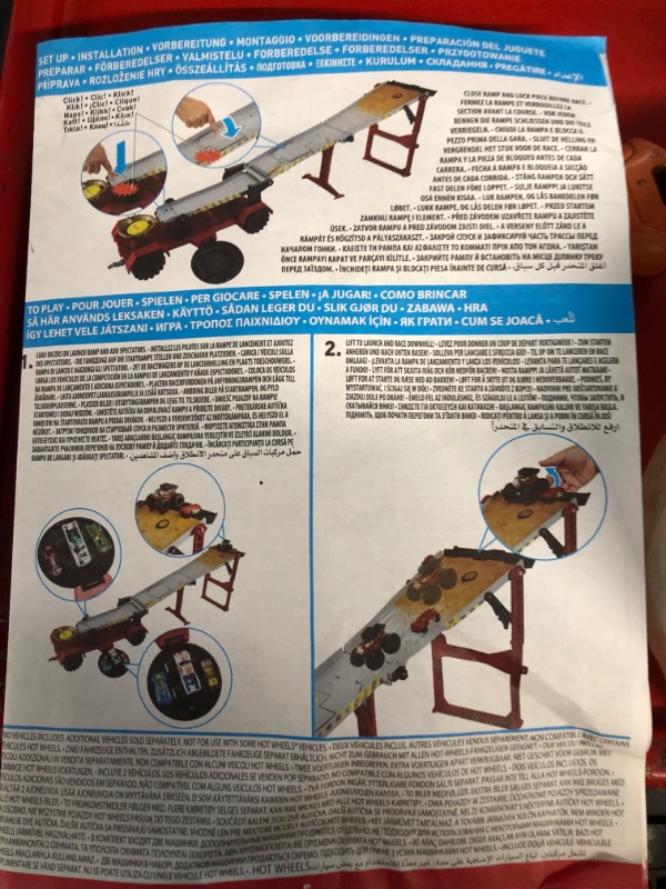 Photo 6 of **SEE NOTES** Hot Wheels Monster Trucks Down Hill Race & Go Playset