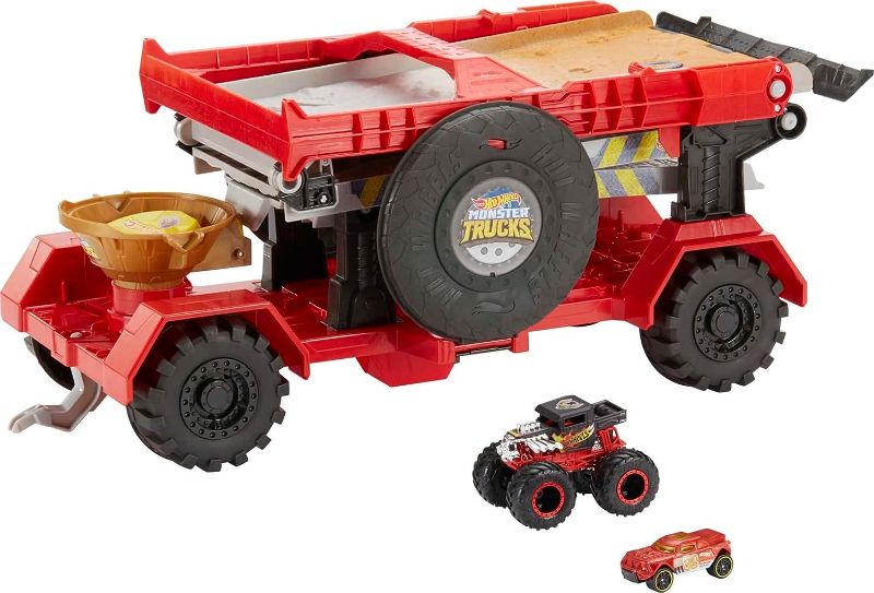 Photo 1 of **SEE NOTES** Hot Wheels Monster Trucks Down Hill Race & Go Playset