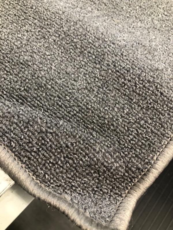 Photo 4 of **SEE NOTES** Solid Plain Gray Rubber Backed Runner Rug Carpet 2'2''x5'10''