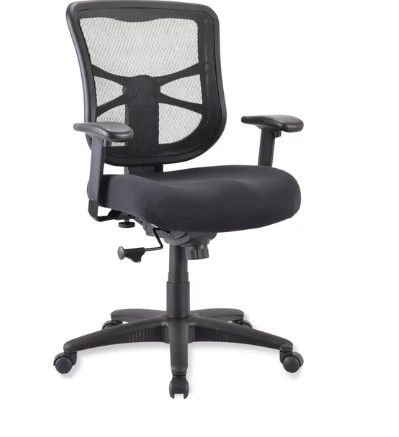 Photo 1 of Alera Elusion Series 275 lb. Mid-Back Mesh Task Office Chair - Black