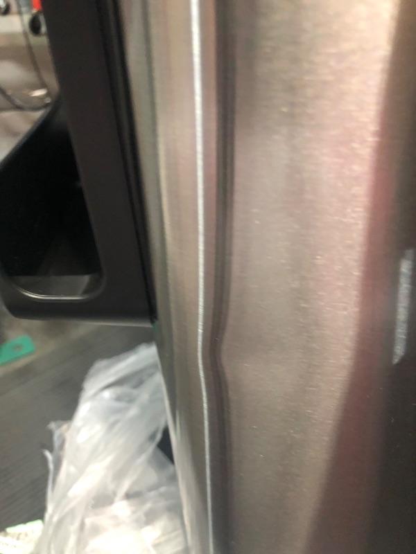 Photo 3 of **SEE NOTES
**Glad Slim Trash Can Narrow Kitchen Garbage Bin with Soft Close Lid,  Stainless Steel, 45 Liter