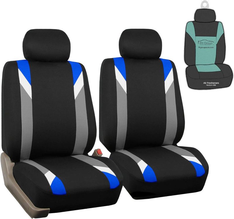 Photo 1 of FH Group Supreme Modernistic  Car Seat Covers, Universal Fit for Cars, Trucks, & SUVs (Blue)