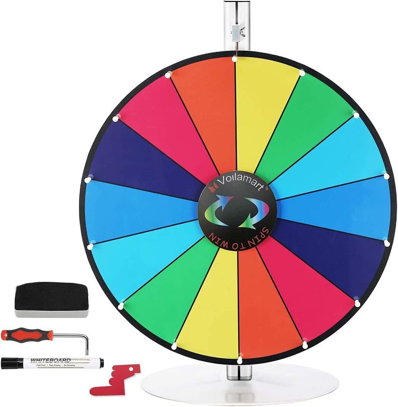 Photo 1 of **SEE NOTES** 24" Tabletop Spinning Prize Wheel