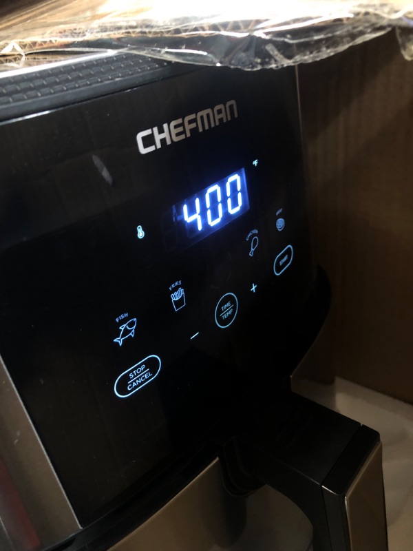 Photo 3 of **SEE NOTES** Chefman Digital Air Fryer, Large 5 Qt Family Size