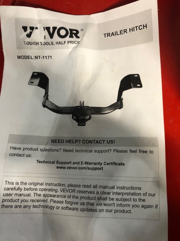 Photo 5 of **SEE NOTES** VEVOR Class 3 Trailer Hitch, 2-Inch Receiver