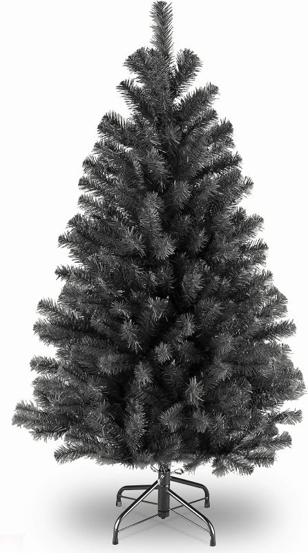 Photo 1 of **SEE NOTES** National Tree Company Artificial Full Christmas Tree, Black, 4.5 Feet