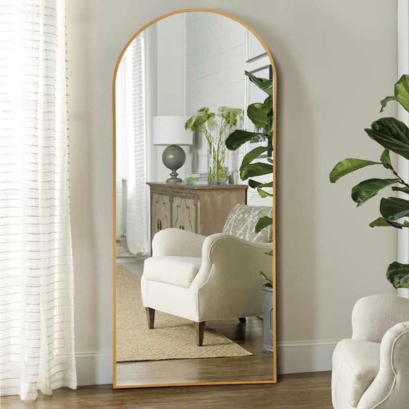 Photo 1 of **SEE NOTES** 5 FT SKINNY MIRROR- Mirrors for Living Room or Dressing Room- Gold?Arched