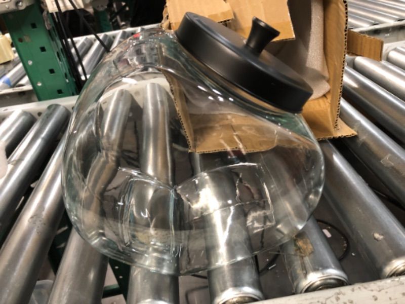 Photo 1 of  Slanted Storage Jar Matte Metal Top, 135 oz.