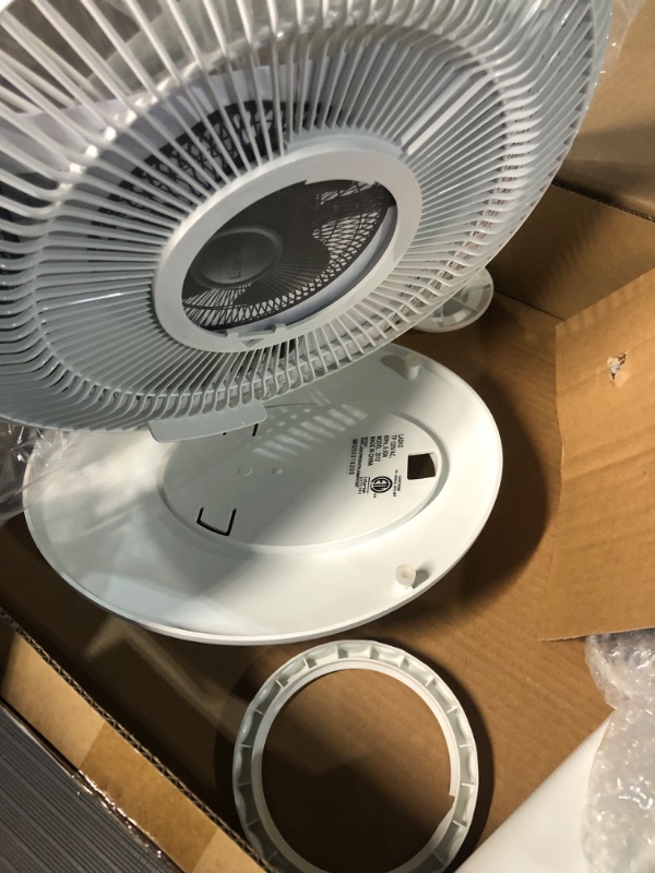 Photo 2 of **SEE NOTES** LASKO Table Fan Quiet 3-Speed 12-Inch