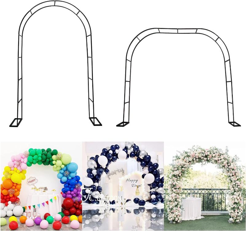 Photo 1 of **SEE NOTES** Metal Garden Arbor, Outdoor Wedding Arches for Ceremony, 7.9 Feet High x 4.6 Feet Wide