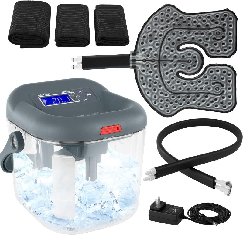 Photo 1 of Vive Cold Therapy Machine - Large Ice Cryo Cuff - Flexible Cryotherapy Freeze Kit