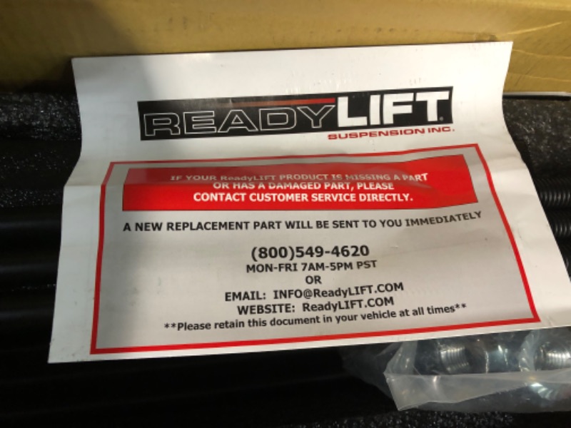 Photo 2 of Readylift 66-3122 Leveling Kit for Chevy Silverado 3500 HD, Black Powdercoat