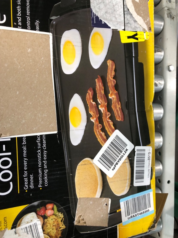 Photo 1 of *** PARTS ONLY***
Presto 07047 Cool Touch Electric Griddle