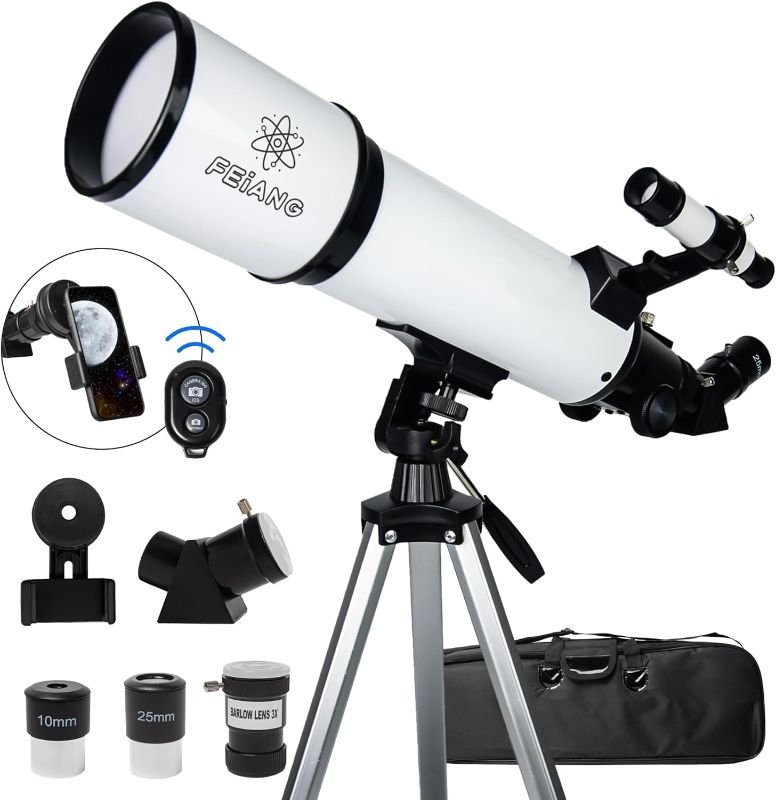 Photo 1 of PREVIOUSLY OWNED- Telescope 80mm Aperture 600mm - for Beginners & Adults