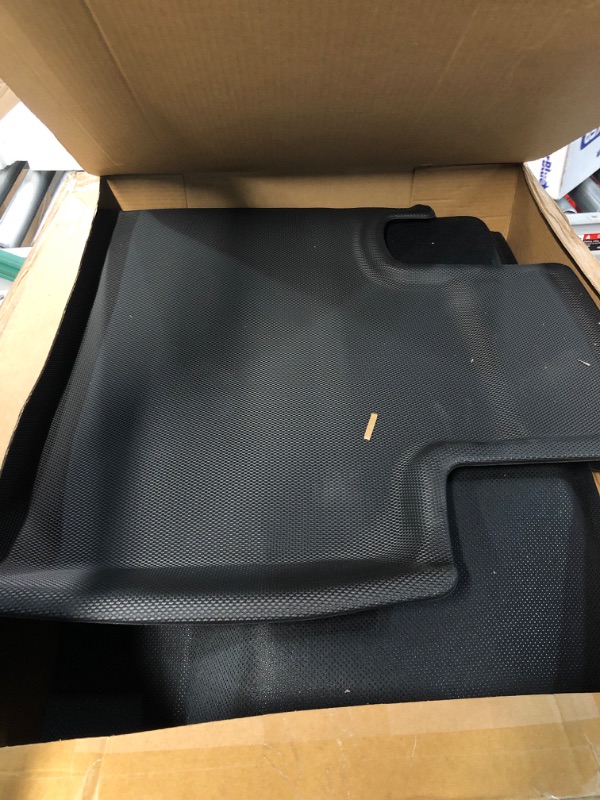 Photo 2 of PREVIOUSLY OWNED-  BASENOR Tesla Model Y Floor Mats 3D Three-Layer All-Protection Waterproof Floor Liner 