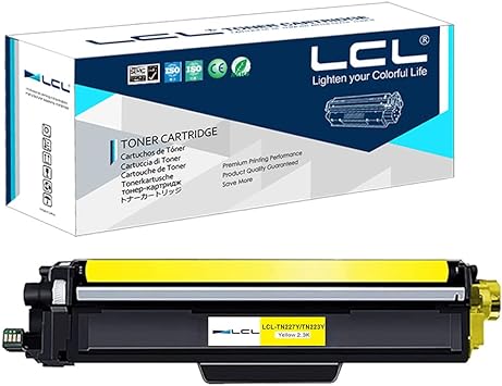 Photo 1 of LCL Compatible Toner Cartridge Replacement for Brother YELLOW