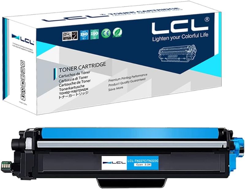 Photo 1 of USED-/OPENED LCL Compatible Toner Cartridge Replacement for Brother CYAN