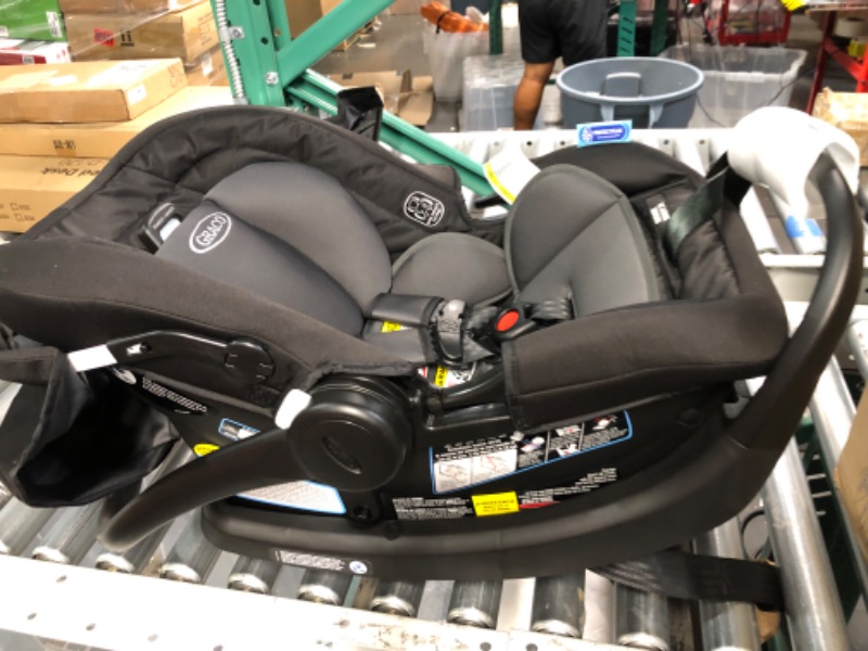 Photo 2 of **SEE NOTES**Graco SnugRide SnugFit 35 LX Infant Car Seat | Baby Car Seat with Anti Rebound Bar, Finn