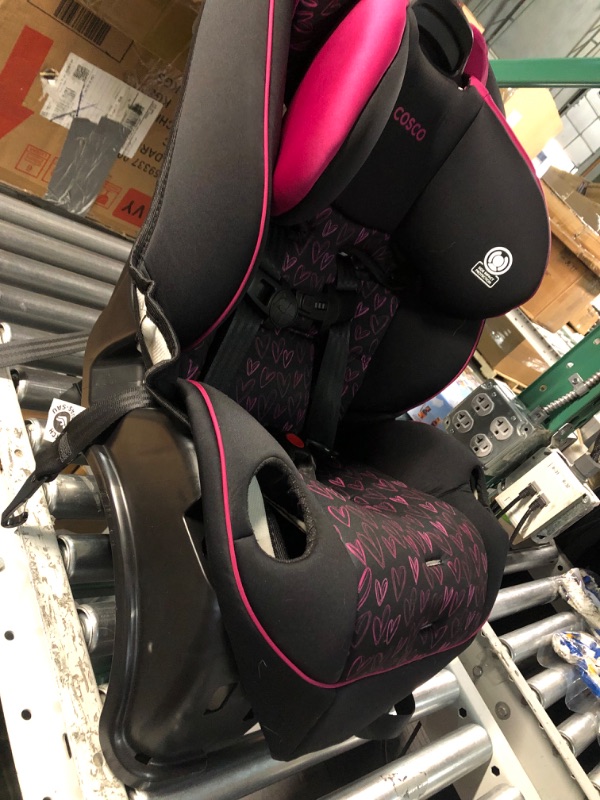 Photo 7 of **SEE NOTES** Evenflo Advanced SensorSafe 3-in-1 Combination Seat, PINK HEARTS 