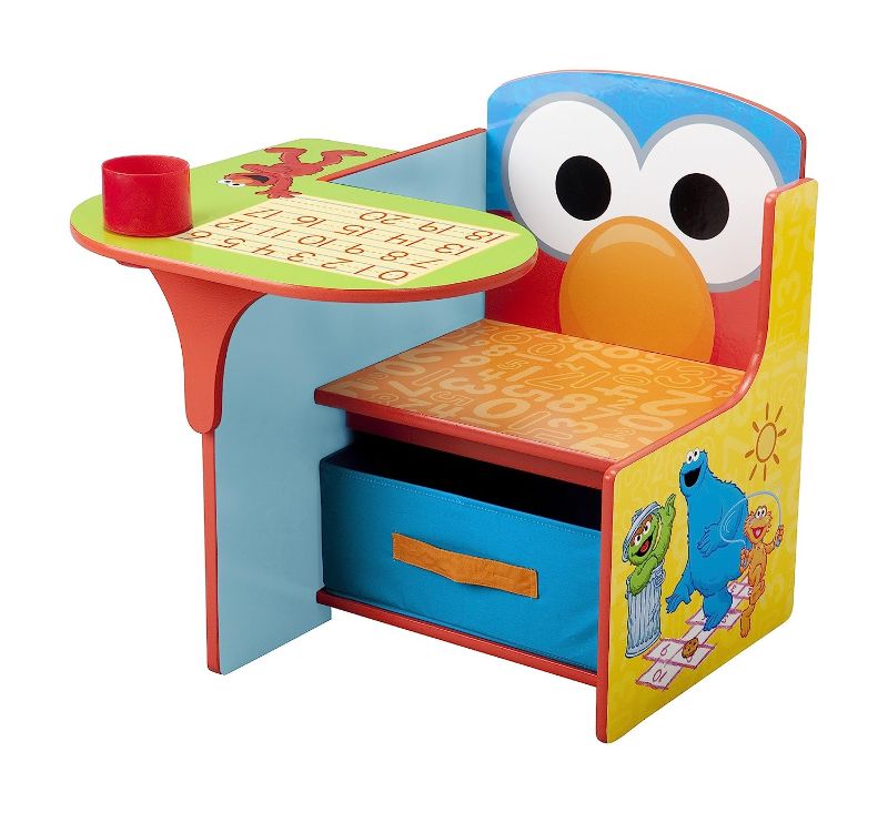 Photo 1 of **SEE NOTES** Delta Children Chair Desk With Storage Bin, Sesame Street