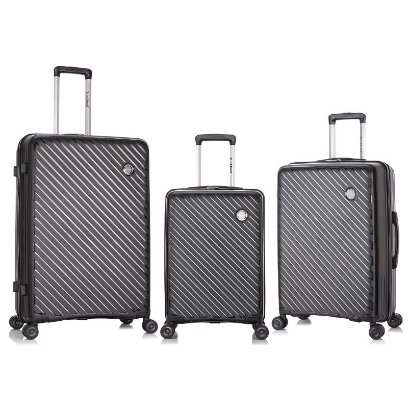 Photo 1 of **SEE NOTES** Rockland Prague Hardside Luggage with Spinner Wheels, Black, (20'' ONLY)