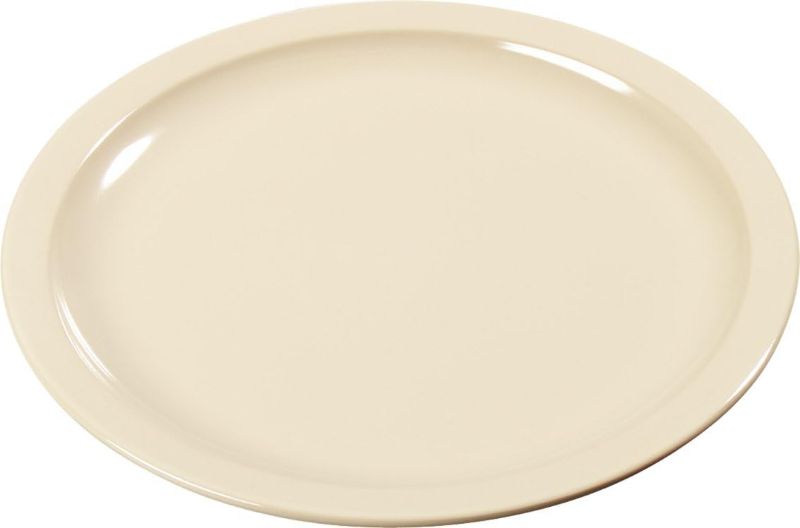 Photo 1 of  PREVIOUSLY OWNED-  Carlisle FoodService Products Kingline Melamine Dinner Plate, 10" (Case of 48)