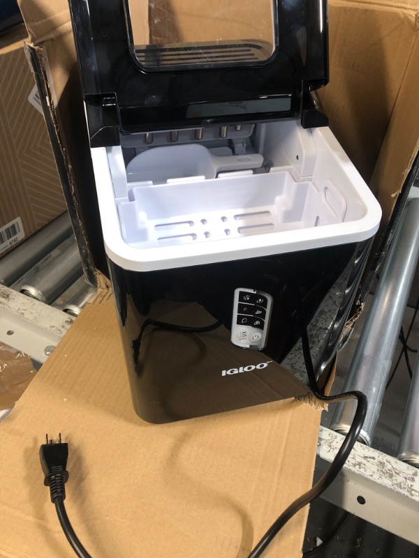 Photo 1 of **FOR PARTS ONLY**
Igloo Automatic Ice Maker, Self- Cleaning, Countertop Size