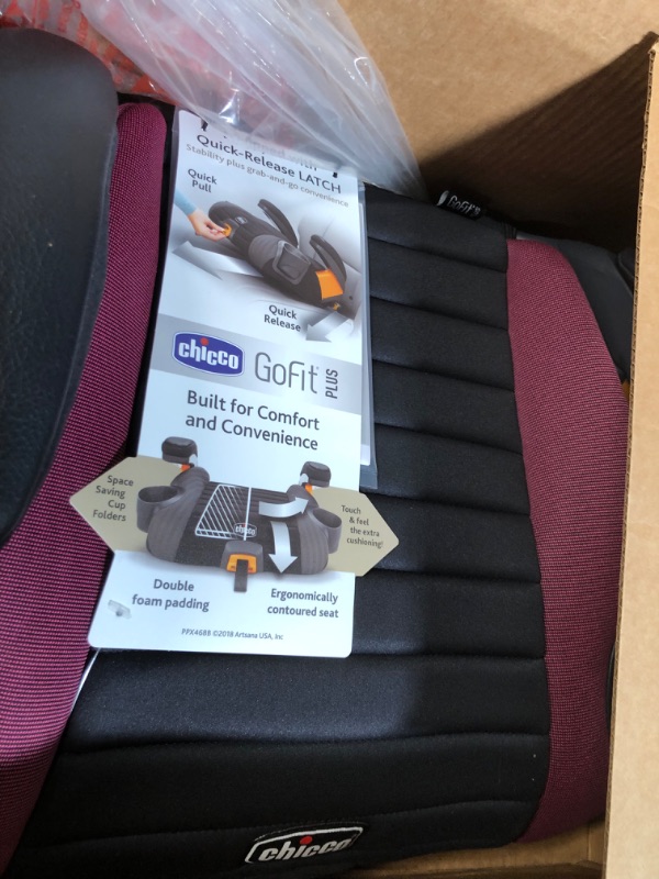 Photo 2 of Cosco Topside Booster Car Seat - Easy to Move, Lightweight Design (Grape), 1 Count (Pack of 1)