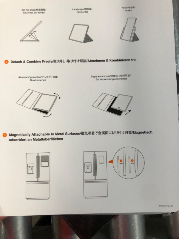 Photo 2 of TORRAS Magnetic iPad 10th Generation Case (iPad 10.9-Inch Case 2022) with Multiple Viewing Angles, Protective iPad 10th Generation Case 