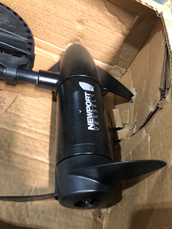 Photo 5 of ***** PARTS ONLY***** Newport Vessels NV-Series 55lb Thrust Saltwater Transom Mounted Trolling Electric Trolling Motor w/ LED Battery Indicator & 30" Shaft