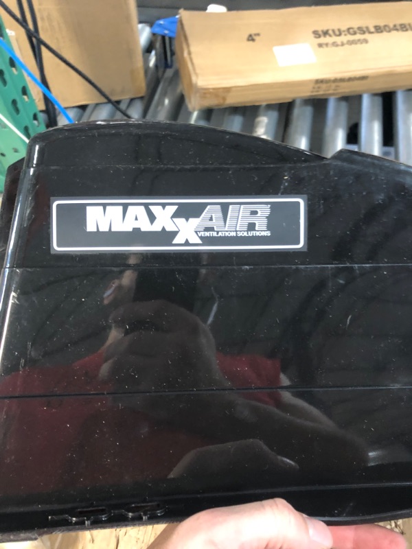 Photo 3 of Maxxair 503.1504 (00-933069) Black Vent Cover, 14" x 14" Cut-Out